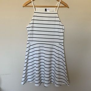 White and black tank dress🌻